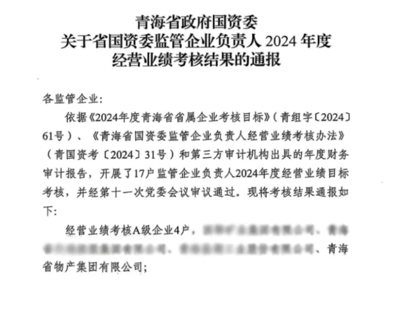喜報！省物產(chǎn)集團(tuán)榮獲經(jīng)營業(yè)績考核A級